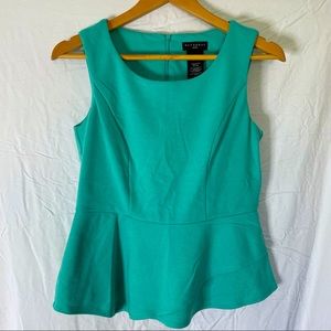 Turquoise Peplum Top Size SP